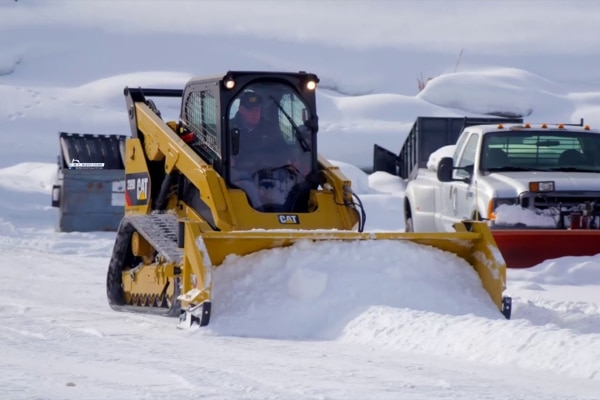 Commercial Snow Plowing by M.T. Mayo Corp.