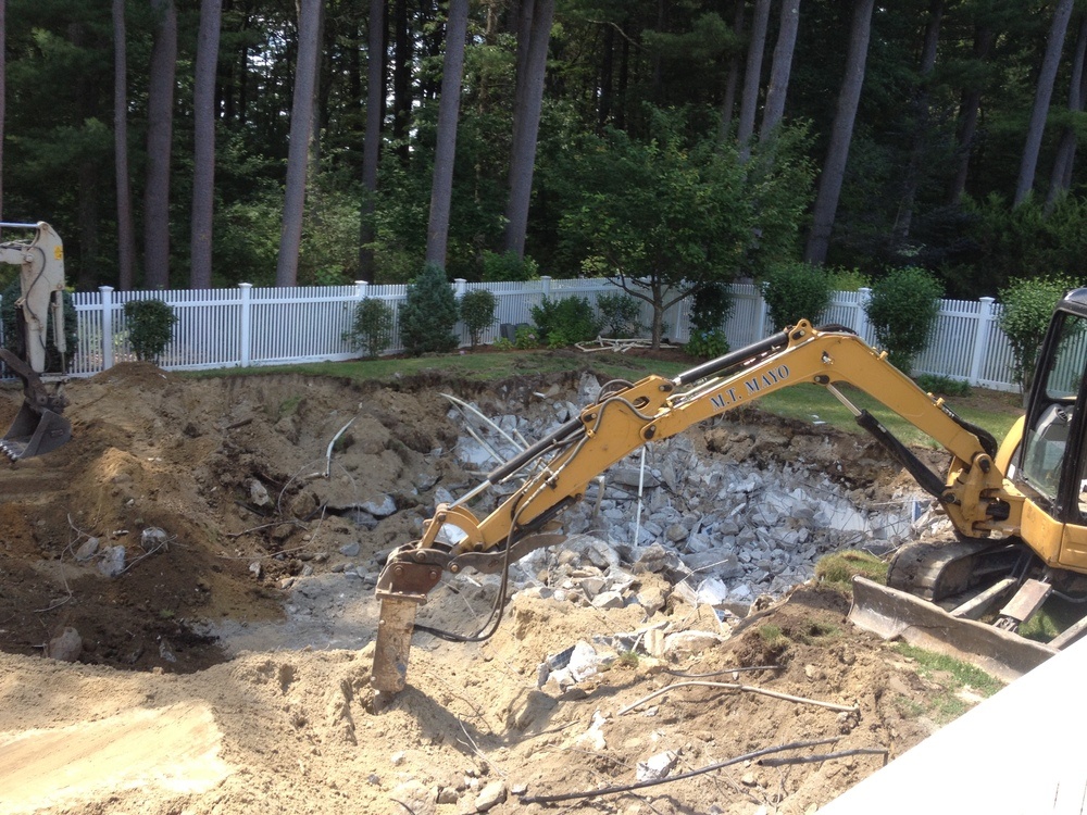 Swimming Pool Demolition By MT Mayo Corp